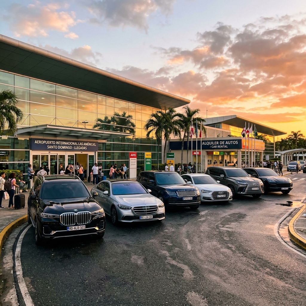 Flota I am Morillo lista en Aeropuerto Santo Domingo